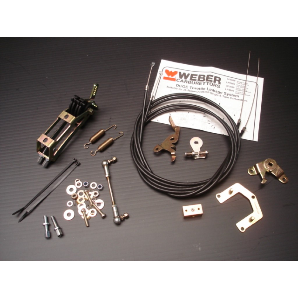 Kit de acelerador de 2 cabos p/ Weber LP2000